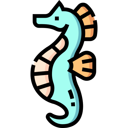Seahorse animals animal aquarium icon Seahorse animals animal aquarium icon