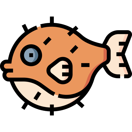 Blowfish sea life blowfish ocean icon Blowfish sea life blowfish ocean icon