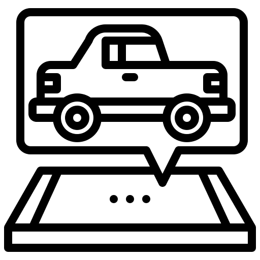 Car car mobile uber icon