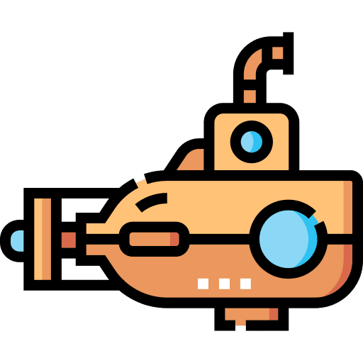 Submarine nautical transport transportation icon Submarine nautical transport transportation icon