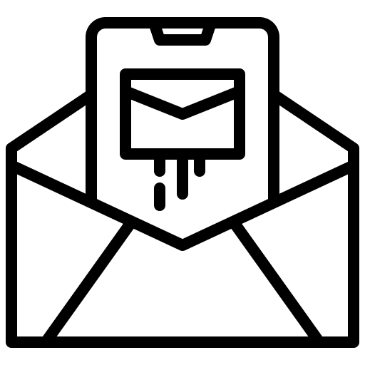 Email email send mail smartphone icon Email email send mail smartphone icon
