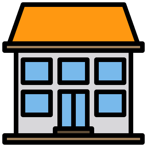 Apartment mansion property house icon Apartment mansion property house icon