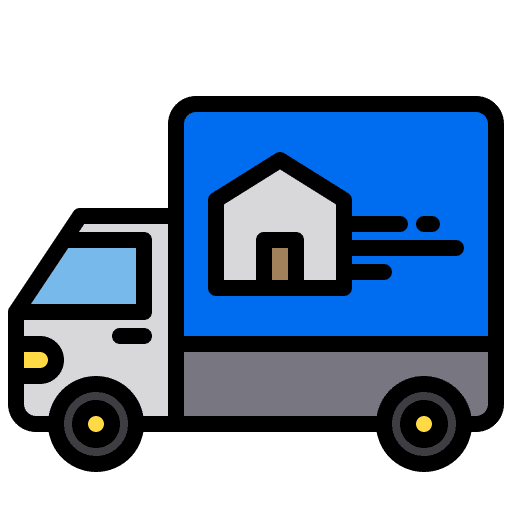 Delivery shipping and delivery property package icon Delivery shipping and delivery property package icon