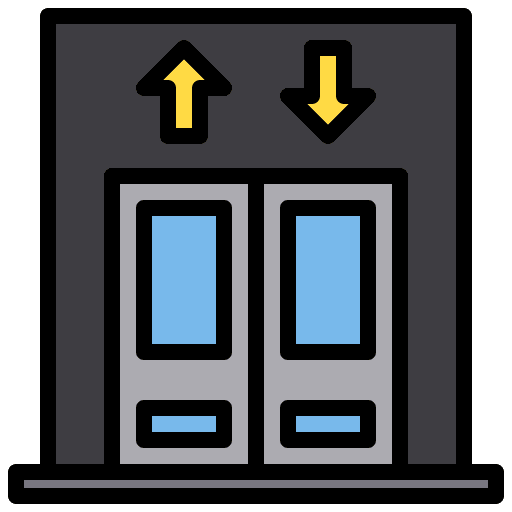 Elevator elevator transportation doors icon Elevator elevator transportation doors icon