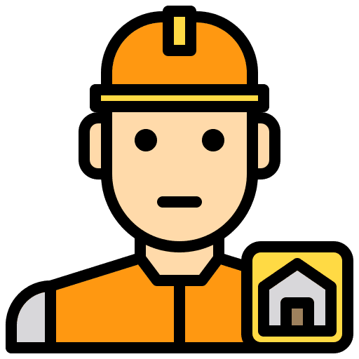 Engineer real estate professions and jobs job icon Engineer real estate professions and jobs job icon
