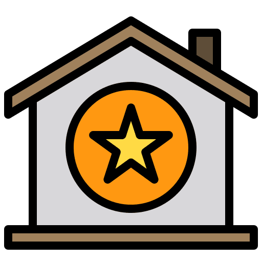 Favorite home construction property icon Favorite home construction property icon
