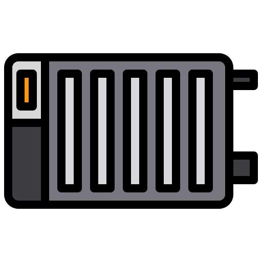 Heating warm heater radiator icon Heating warm heater radiator icon