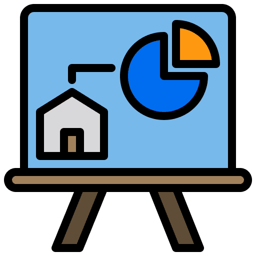 Presentation strategy presentation graph icon Presentation strategy presentation graph icon