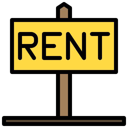 Rent real estate rent home icon Rent real estate rent home icon