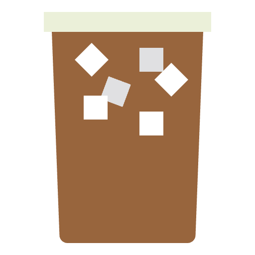 Iced coffee mug food and restaurant iced coffee icon Iced coffee mug food and restaurant iced coffee icon