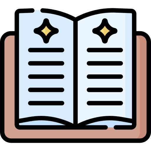 Magic book education astrology spell book icon