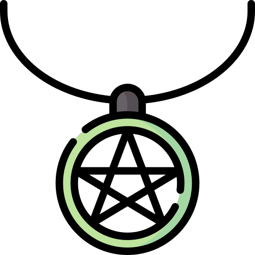 Necklace star magic necklace icon Necklace star magic necklace icon