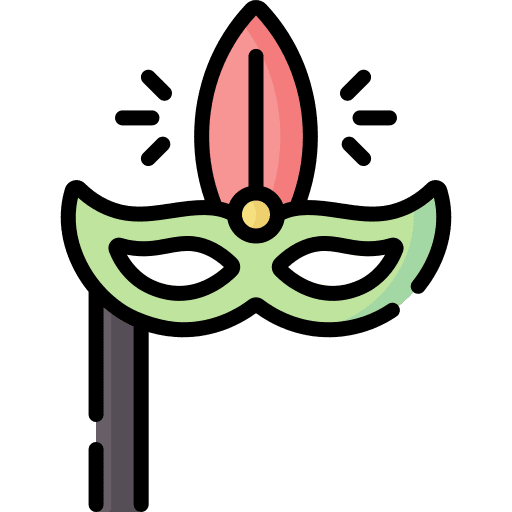 Mask eye mask accessory carnival mask icon Mask eye mask accessory carnival mask icon