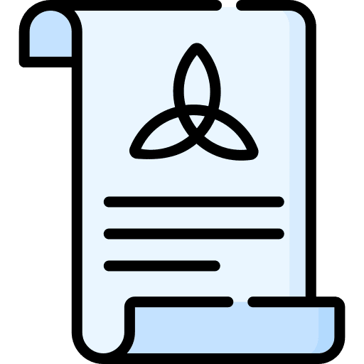 Scroll file scroll paper icon Scroll file scroll paper icon
