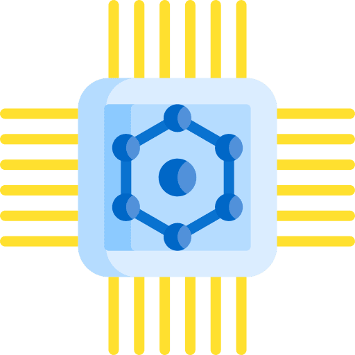 Chip nanotechnology chip nanotech icon