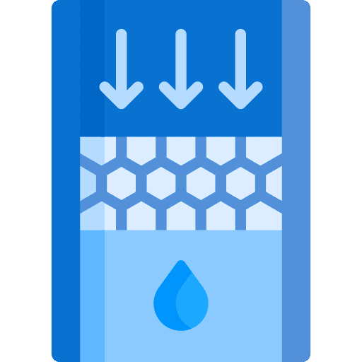 Nanotechnology nano osmosis education icon