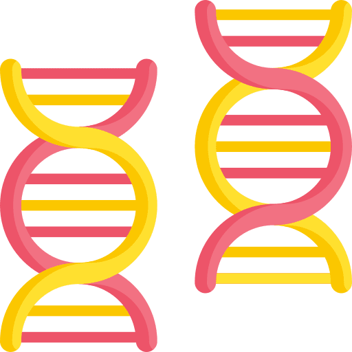 Dna genetical education dna structure icon