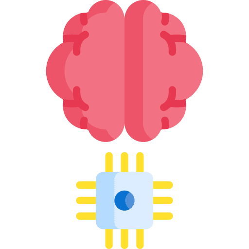 Nanotechnology nano innovation artificial intelligence icon