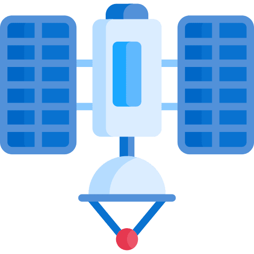 Satellite satellite communications technology icon