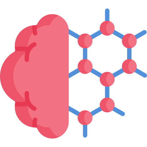 Brain connection brain robotics icon