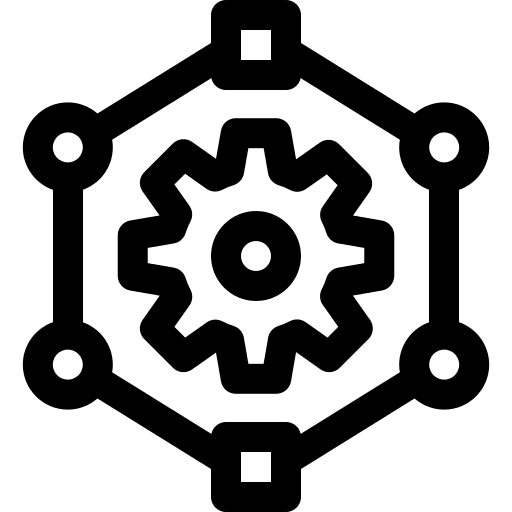 Gear project management business and finance schedule icon