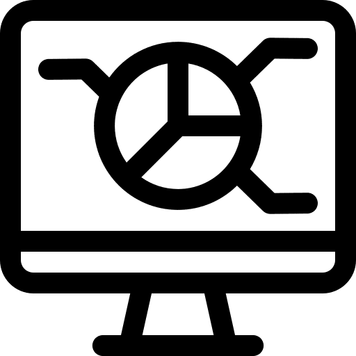 Diagram computer statistics diagram icon Diagram computer statistics diagram icon