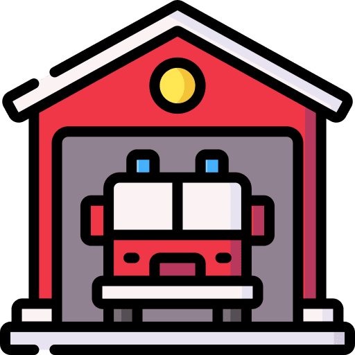 Firefighter garage emergencies firefighters icon