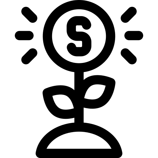 Growth business growth investment icon Growth business growth investment icon