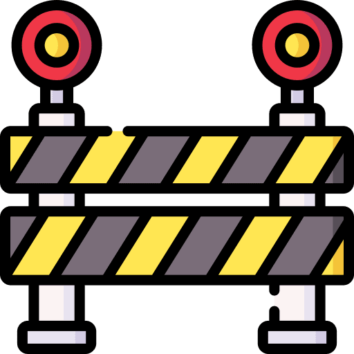 Barrier barrier road no entry icon Barrier barrier road no entry icon