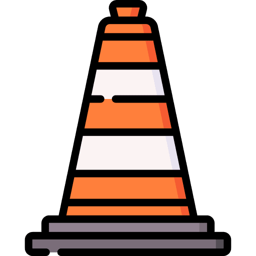 Cone obra urban traffic cone icon Cone obra urban traffic cone icon