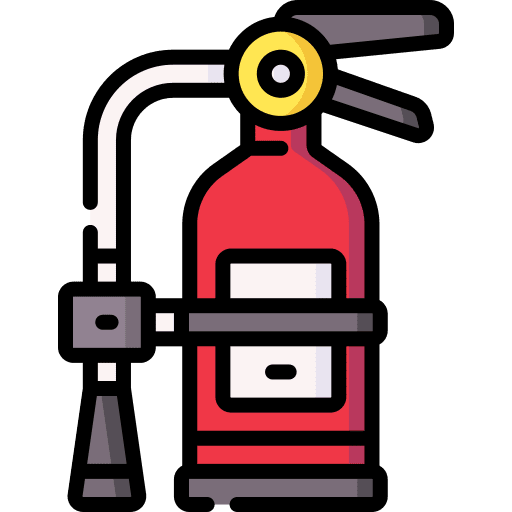 Fire extinguisher firefighting emergency protection icon Fire extinguisher firefighting emergency protection icon