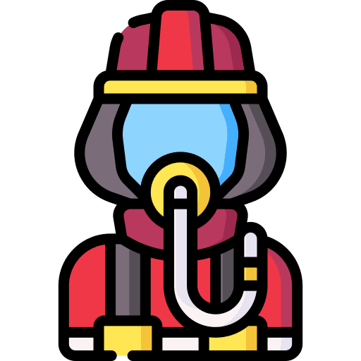 Fireman job profession european icon Fireman job profession european icon