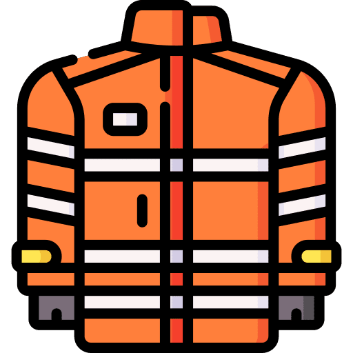 Jacket fashion protection safety icon Jacket fashion protection safety icon