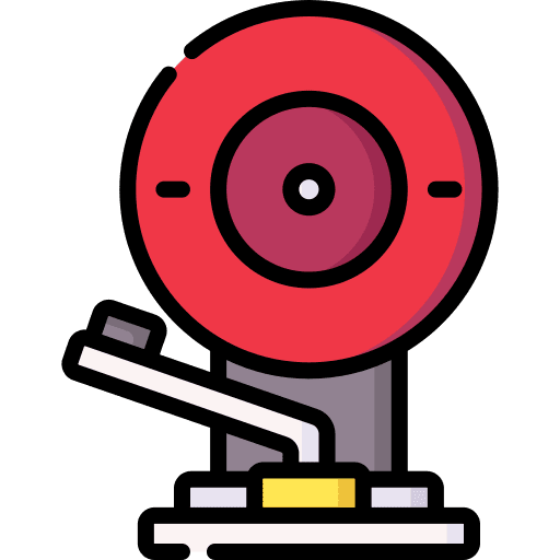 Bell warning fire alarm alert icon Bell warning fire alarm alert icon