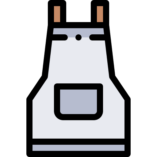 Apron chef apron safety icon