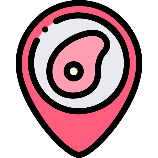 Placeholder pin food and restaurant butchery icon Placeholder pin food and restaurant butchery icon