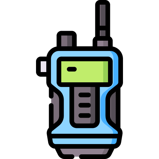 Walkie talkie communications radio antenna electronics icon Walkie talkie communications radio antenna electronics icon