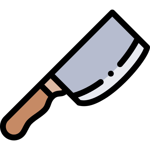 Cleaver knife cutting cut cleaver knife icon Cleaver knife cutting cut cleaver knife icon