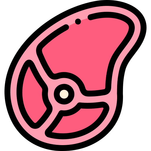 Meat steak restaurant food and restaurant icon Meat steak restaurant food and restaurant icon