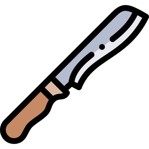 Butcher knife cleaver butcher food icon Butcher knife cleaver butcher food icon