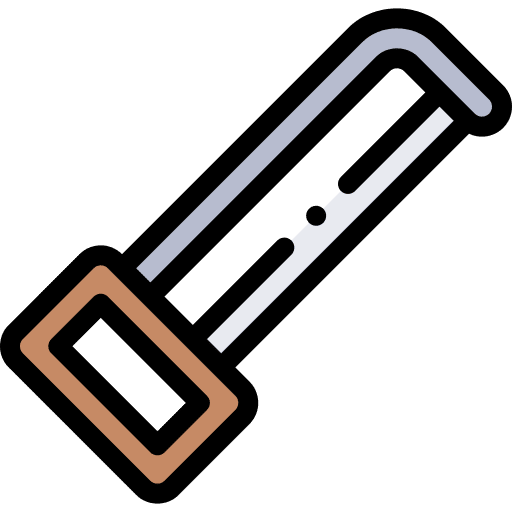 Saw food and restaurant butcher shop steak icon Saw food and restaurant butcher shop steak icon
