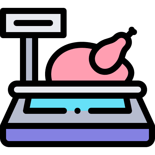 Scale pork weight scale butcher icon Scale pork weight scale butcher icon