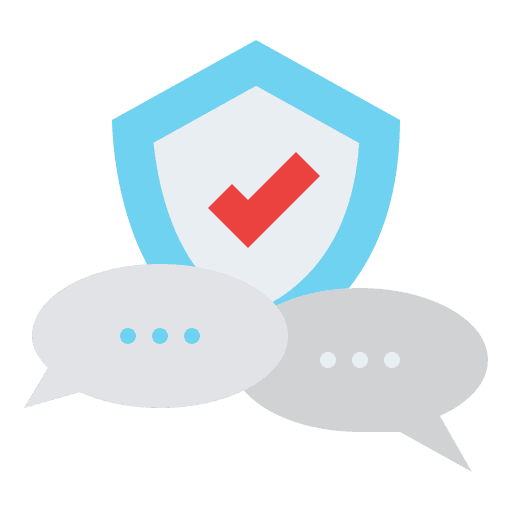 Contact contact conversation guarantee icon Contact contact conversation guarantee icon