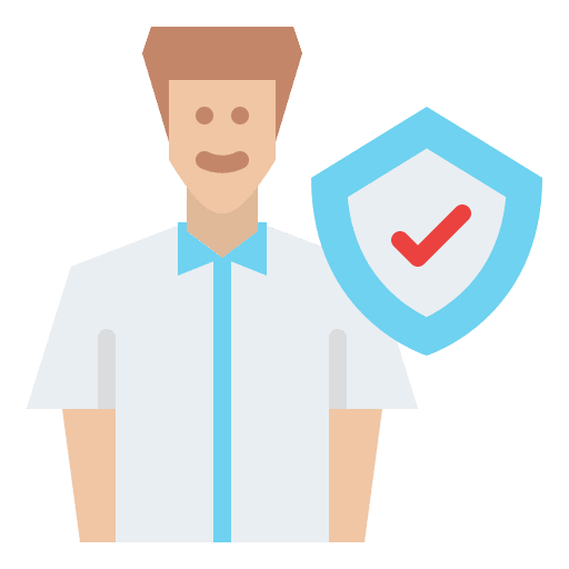 Life insurance life insurance coverage person icon Life insurance life insurance coverage person icon
