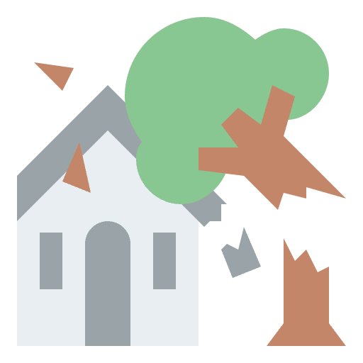 Natural disaster natural disaster warning house icon Natural disaster natural disaster warning house icon