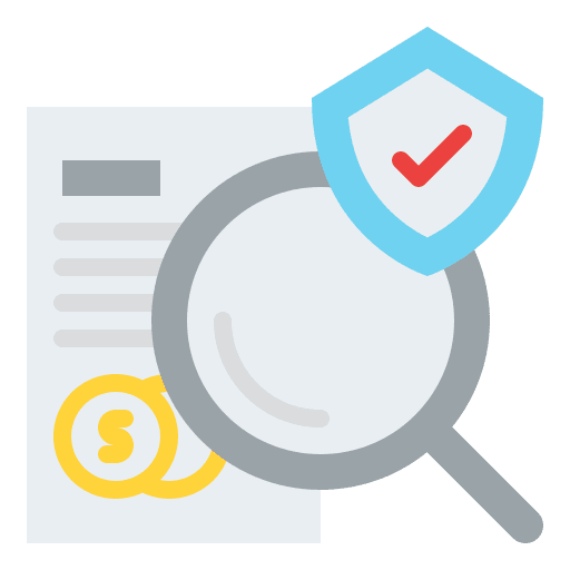 Searching option searching insurance agent security icon Searching option searching insurance agent security icon