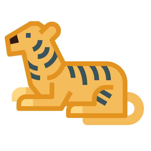 Tiger tiger animals mammal icon