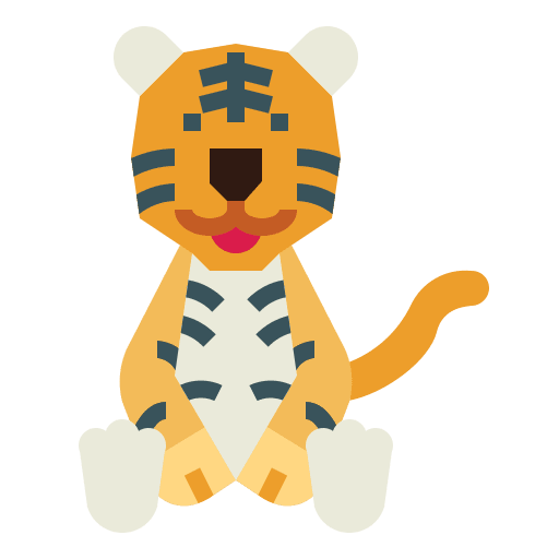 Tiger tiger wildlife mammal icon Tiger tiger wildlife mammal icon