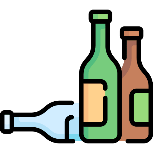Bottle food alcoholic drinks bottle icon