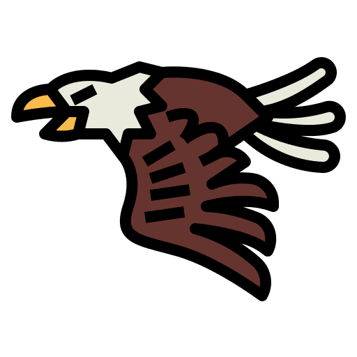 Eagle animal kingdom hawk animals icon
